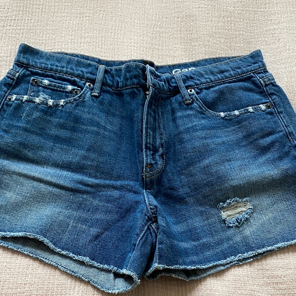 GAP Women's Blue Denim Shorts